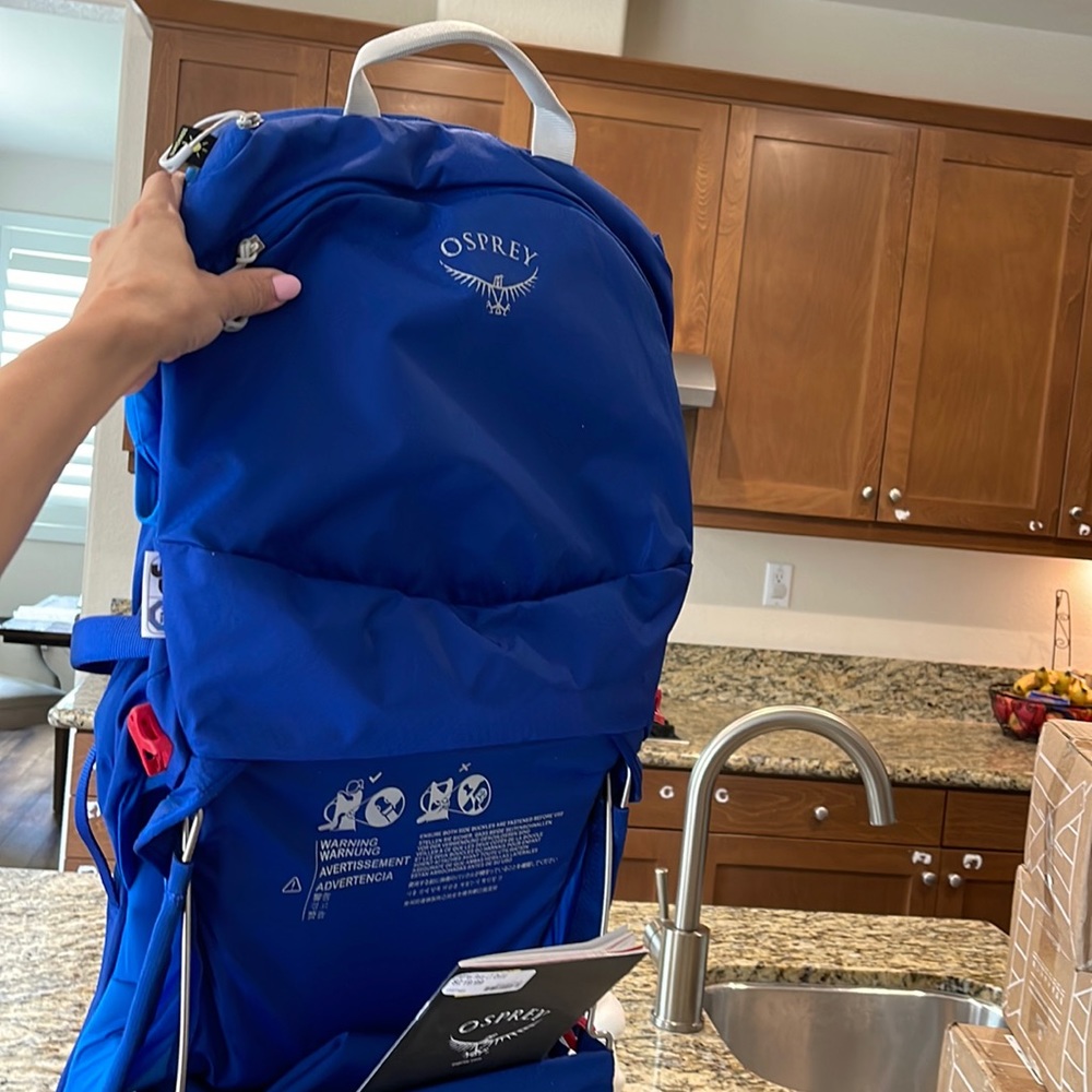 Brand new osprey poco LT child hiking backpack